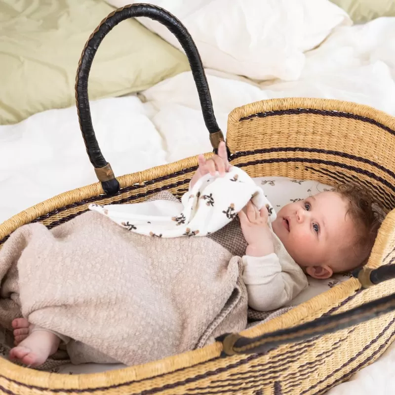 Noppies Decken | Babyzimmer-Decke Für Die Wiege Melange Knit 75x100 Cm -