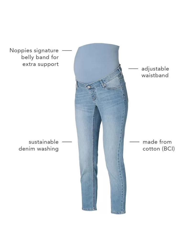 Noppies Jeans-Slim Umstandsjeans Mila 7/8 -